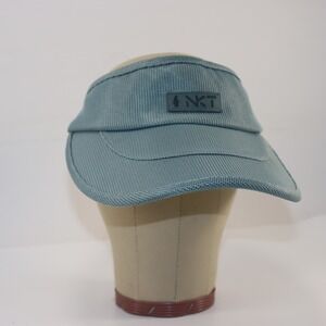 NKT Sun Visor Unisex OS Blue Grey Mesh Adjustable Athletic Tennis Golf Hat
